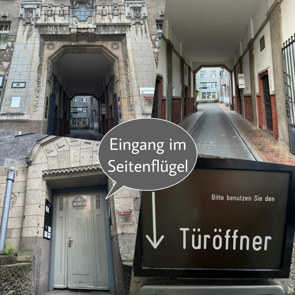Entrance to the Herrenhaus Brothel Berlin - How to find us!
